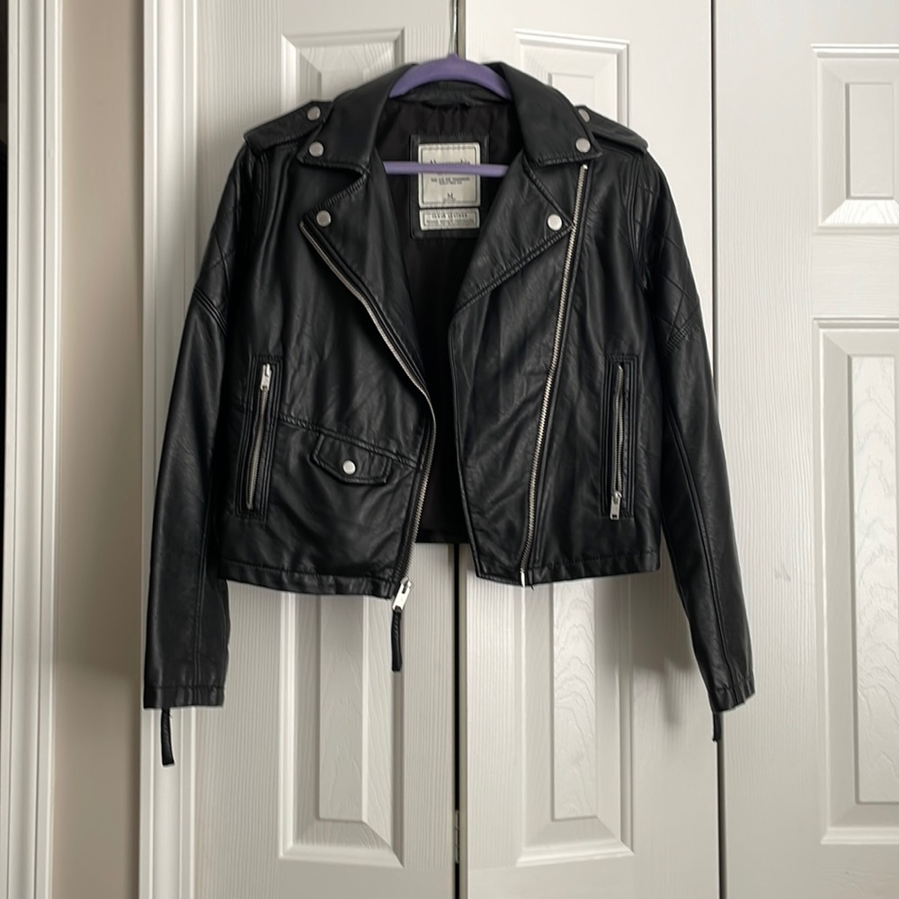 Vegan leather jacket